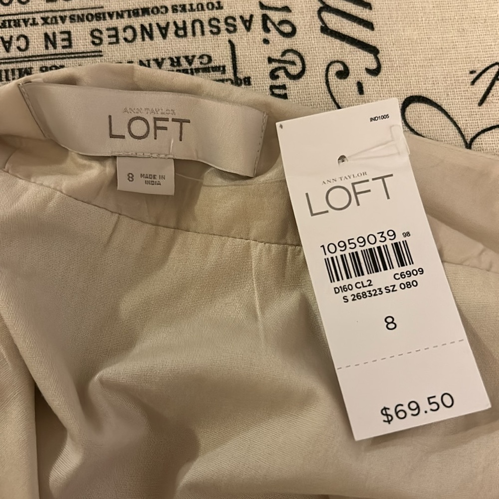 NWT Loft Striped Skirt - Picture 2 of 3